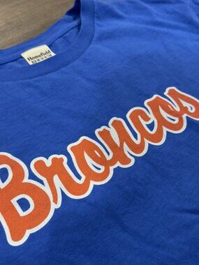 Homefield Apparel Boise State Denver Broncos Short Sleeve T Men's 2XL